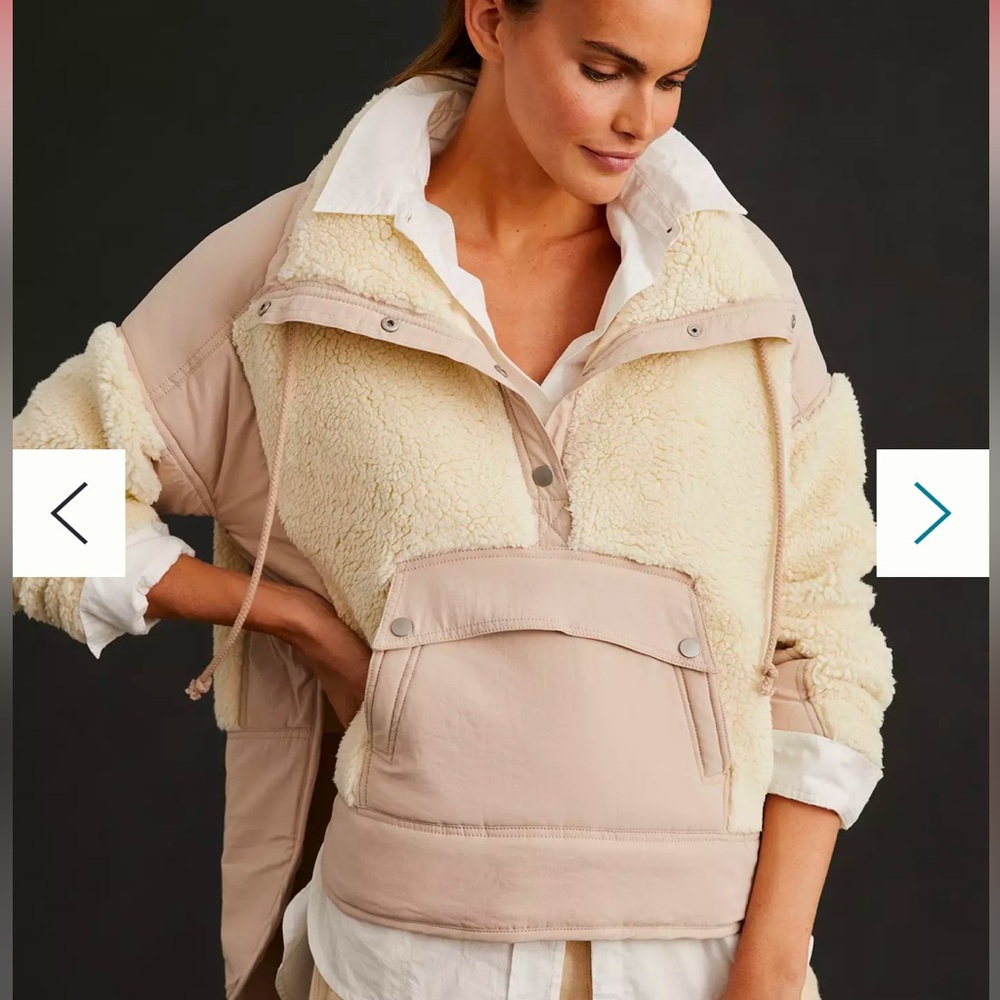 Pullover Sherpa Jacket Daily Practice - image 2